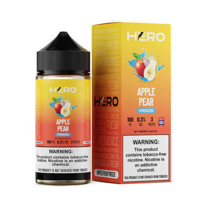 Hero (LIQ FB)(100mL)  -  Qty per pack 1 Apple Pear Freeze 03mg