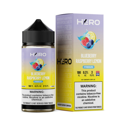 Hero (LIQ FB)(100mL)  -  Qty per pack 1 Blueberry Raspberry Lemon Freeze 03mg