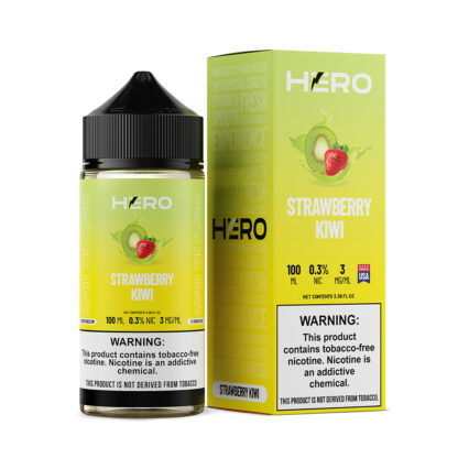 Hero (LIQ FB)(100mL)  -  Qty per pack 1 Strawberry Kiwi 03mg