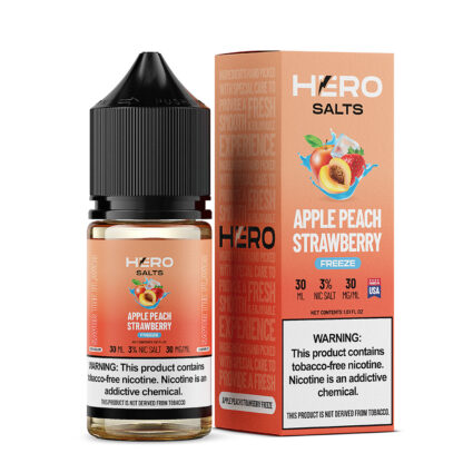 Hero (LIQ Salt)(30mL)  -  Qty per pack 1 Apple Peach Strawberry Freeze 30mg