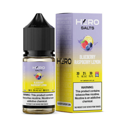 Hero (LIQ Salt)(30mL)  -  Qty per pack 1 Blueberry Raspberry Lemon 30mg