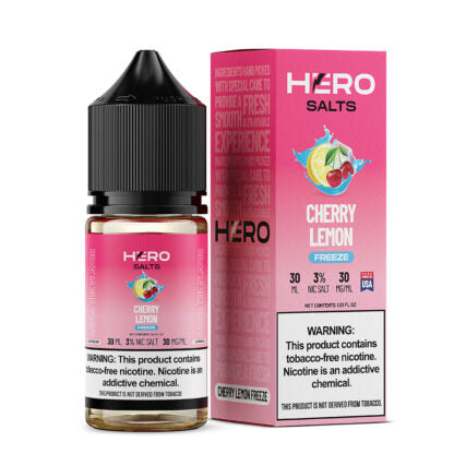 Hero (LIQ Salt)(30mL)  -  Qty per pack 1 Cherry Lemon Freeze 50mg