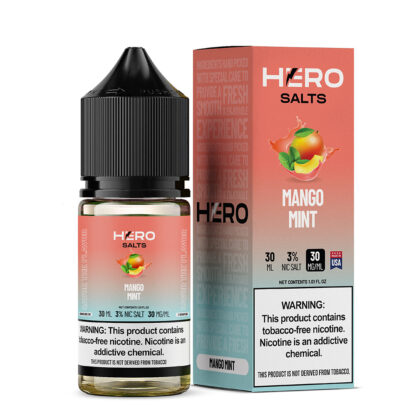 Hero (LIQ Salt)(30mL)  -  Qty per pack 1 Mango Mint 30mg