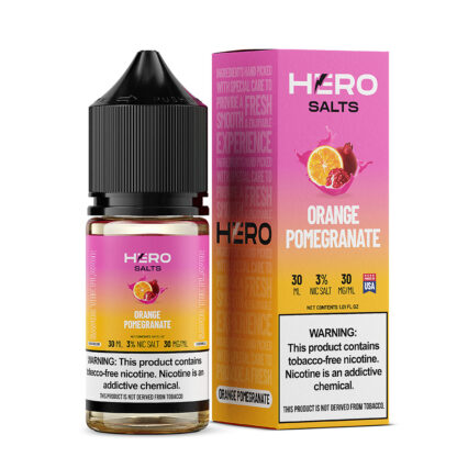 Hero (LIQ Salt)(30mL)  -  Qty per pack 1 Orange Pomegranate 30mg