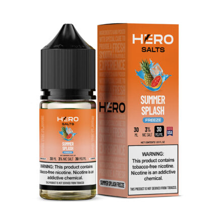 Hero (LIQ Salt)(30mL)  -  Qty per pack 1 Summer Splash Freeze 30mg