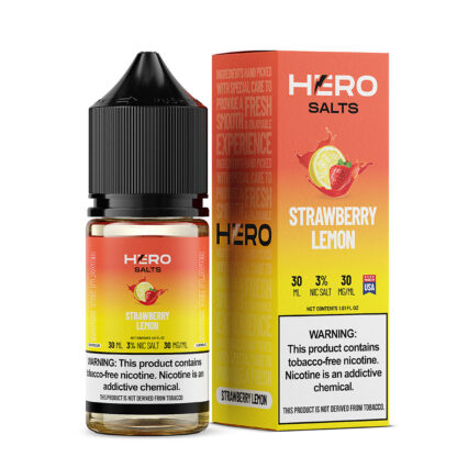 Hero (LIQ Salt)(30mL)  -  Qty per pack 1 Strawberry Lemon 30mg