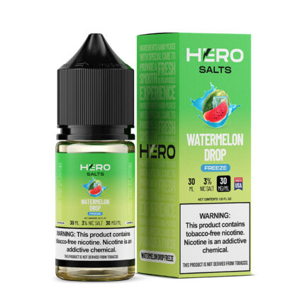 Hero (LIQ Salt)(30mL)  -  Qty per pack 1 Watermelon Drop Freeze 30mg