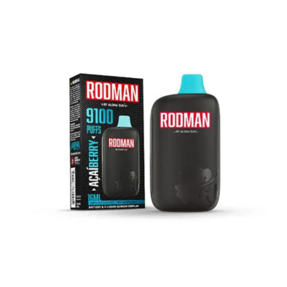 Aloha Sun Rodman (Dispo) (9100Puff)(16mL)  -  Qty per pack 10 Acai Berry 50mg