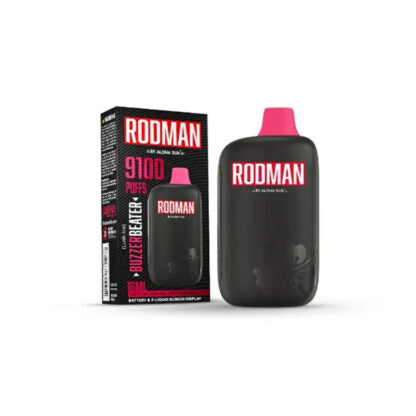 Aloha Sun Rodman (Dispo) (9100Puff)(16mL)  -  Qty per pack 10 Buzzer Beater (Lush Ice) 50mg