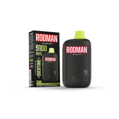 Aloha Sun Rodman (Dispo) (9100Puff)(16mL)  -  Qty per pack 10 Overtime (Lychee Guava Ice) 50mg