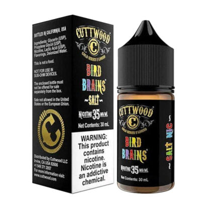 Cuttwood (LIQ Salt)(30mL)  -  Qty per pack 1 Bird Brains 35mg