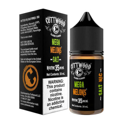 Cuttwood (LIQ Salt)(30mL)  -  Qty per pack 1 Mega Melons 35mg