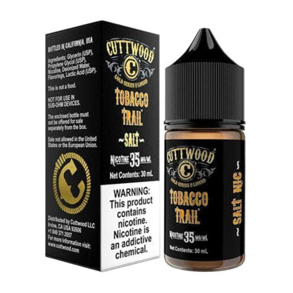 Cuttwood (LIQ Salt)(30mL)  -  Qty per pack 1 Tobacco Trail 35mg