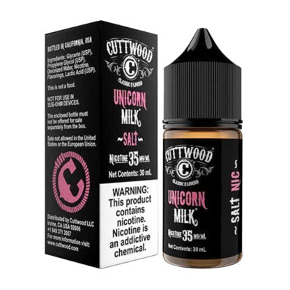 Cuttwood (LIQ Salt)(30mL)  -  Qty per pack 1 Unicorn Milk 35mg