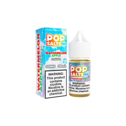 Pop Salts (LIQ Salt)(30mL)  -  Qty per pack 1 Watermelon Apple Ice 30mg