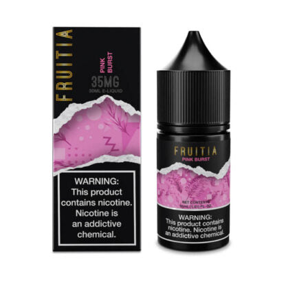 Fruitia (LIQ Salt)(30mL)  -  Qty per pack 1 Pink Burst 35mg