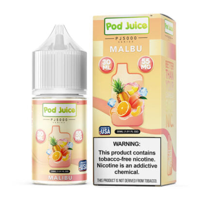 Pod Juice (LIQ Salt)(30mL) TFN PJ5000  -  Qty per pack 1 Malibu 35mg