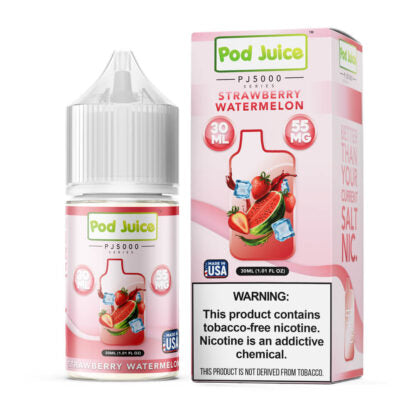 Pod Juice (LIQ Salt)(30mL) TFN PJ5000  -  Qty per pack 1 Strawberry Watermelon Ice 35mg