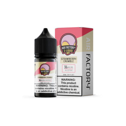 Air Factory (LIQ Salt)(30mL)  -  Qty per pack 1 Strawberry Crumble 18mg