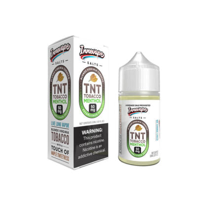 Innevape (LIQ Salt)(30mL)  -  Qty per pack 1 TNT Tobacco Menthol 24mg