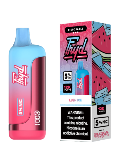 FRYD (Dispo) (12000Puff)(17mL)  -  Qty per pack 5 Lush Ice 50mg