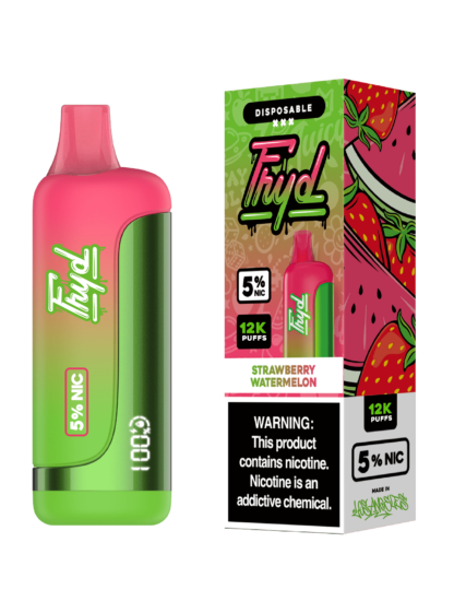 FRYD (Dispo) (12000Puff)(17mL)  -  Qty per pack 5 Strawberry Watermelon 50mg