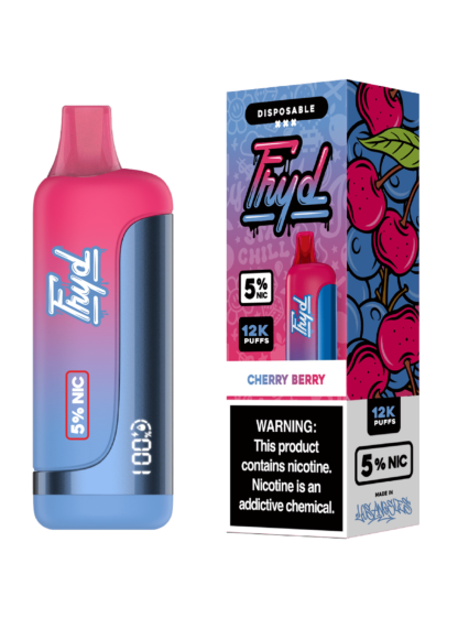 FRYD (Dispo) (12000Puff)(17mL)  -  Qty per pack 5 Cherry Berry 50mg