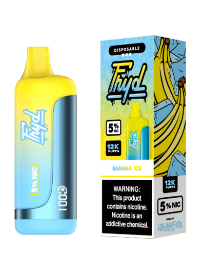 FRYD (Dispo) (12000Puff)(17mL)  -  Qty per pack 5 Banana Ice 50mg