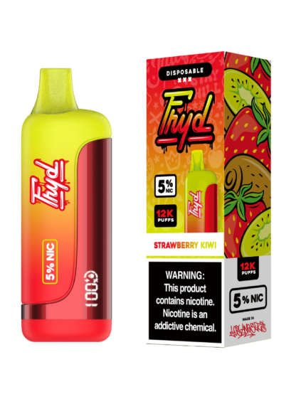 FRYD (Dispo) (12000Puff)(17mL)  -  Qty per pack 5 Strawberry Kiwi 50mg