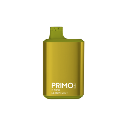 Primo Bar P7000 (Dispo) (7000Puff)(14mL) + Mystery Dispo 700Puff  -  Qty per pack 10 Lemon Mint 50mg