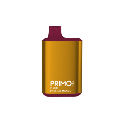 Primo Bar P7000 (Dispo) (7000Puff)(14mL) + Mystery Dispo 700Puff  -  Qty per pack 10 Passion Mango 50mg