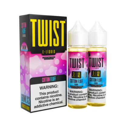 Twist (LIQ FB)(120mL; 60mL x2)  -  Qty per pack 1 Cotton Fluff 03mg