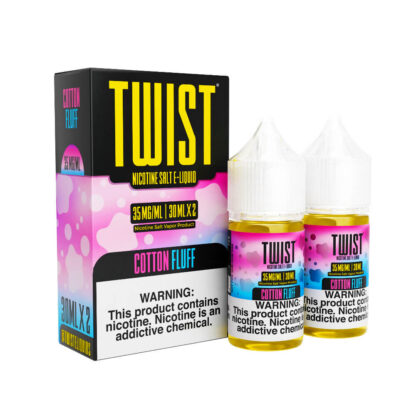 Twist (LIQ Salt)(60mL; 30mL x2)  -  Qty per pack 1 Cotton Fluff 35mg