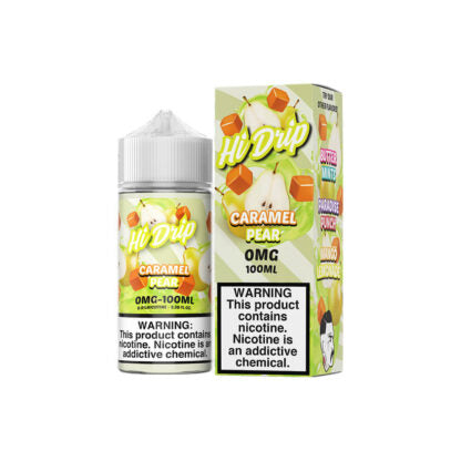 Hi Drip (LIQ FB)(100mL)  -  Qty per pack 1 Caramel Pear 00mg