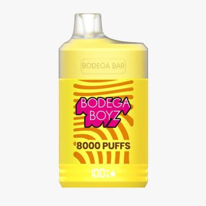 Bodega Bar (Dispo) (8000Puff)(17mL)  -  Qty per pack 10 Banana Icy Runtz 50mg