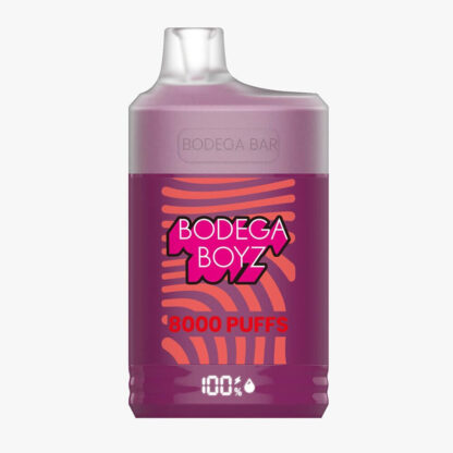 Bodega Bar (Dispo) (8000Puff)(17mL)  -  Qty per pack 10 Mixed Berries 50mg