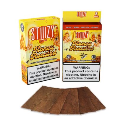 STIIIZY (DSPLY 8pc)(Wraps)(6-Pack) Premium  -  Qty per pack 1 Honey Roasted (SAS)