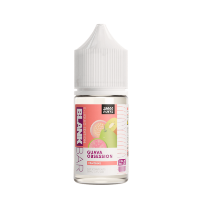 Blank Bar (LIQ Salt)(30mL) 15000 Puff Juice  -  Qty per pack 1 Guava Obession 35mg