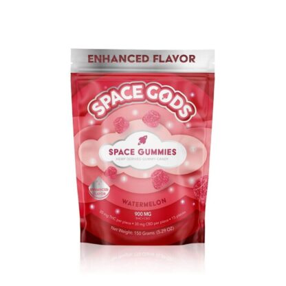 Space Gods (Delta)(Gummies)(900mg 15ct Pouch) Mega Dose  -  Qty per pack 1 Watermelon