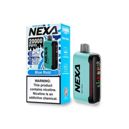 NEXA N20000 (Dispo) (20000Puff)(20mL)  -  Qty per pack 5 Blue-Razz 50mg