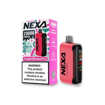 NEXA N20000 (Dispo) (20000Puff)(20mL)  -  Qty per pack 5 Frozen Strawberry 50mg