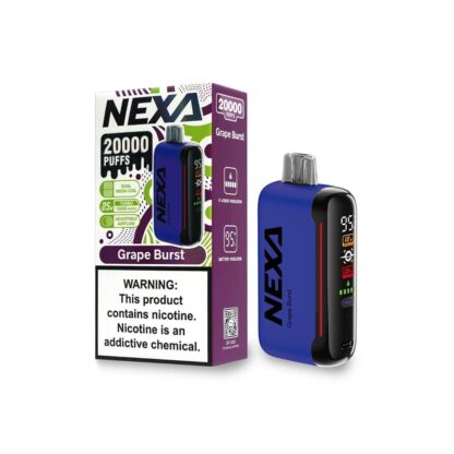 NEXA N20000 (Dispo) (20000Puff)(20mL)  -  Qty per pack 5 Grape-Burst 50mg