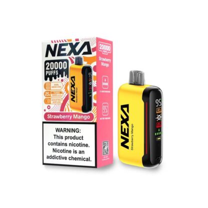 NEXA N20000 (Dispo) (20000Puff)(20mL)  -  Qty per pack 5 Strawberry Mango 50mg