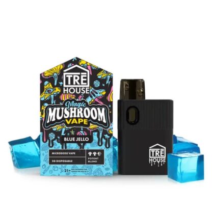 Tre House (Shroom)(DispoDelta)(2g) Magic  -  Qty per pack 1 Blue Jello