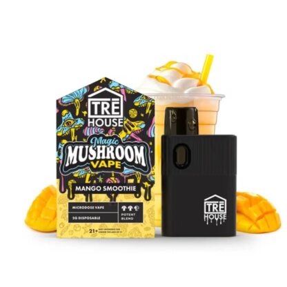 Tre House (Shroom)(DispoDelta)(2g) Magic  -  Qty per pack 1 Mango Smoothie