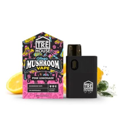 Tre House (Shroom)(DispoDelta)(2g) Magic  -  Qty per pack 1 Pink Lemonade