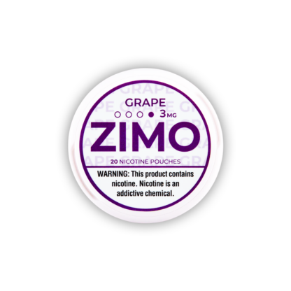 Zimo (DSPLY 5pc)(Nic Pouch)(20ct Can)  -  Qty per pack 1 Grape 03mg (SAS)