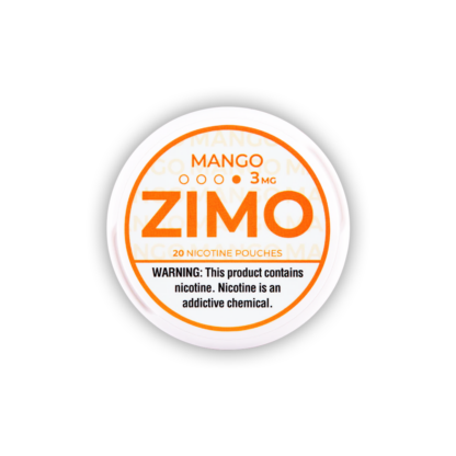 Zimo (DSPLY 5pc)(Nic Pouch)(20ct Can)  -  Qty per pack 1 Mango 03mg (SAS)