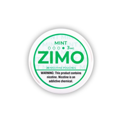 Zimo (DSPLY 5pc)(Nic Pouch)(20ct Can)  -  Qty per pack 1 Mint 03mg (SAS)