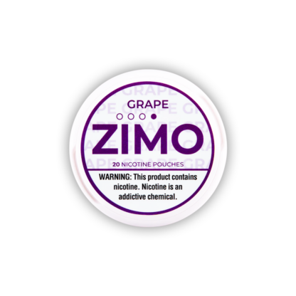 Zimo (DSPLY 5pc)(Nic Pouch)(20ct Can)  -  Qty per pack 1 Grape 08mg (SAS)